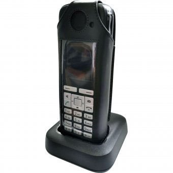 Unify OpenStage M3 Ledertasche mit Gürtelclip Abnehmbarer Drehgürtelclip