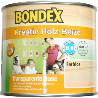 BONDEX Kreativ Holz-Beize Farblos 0,5L 